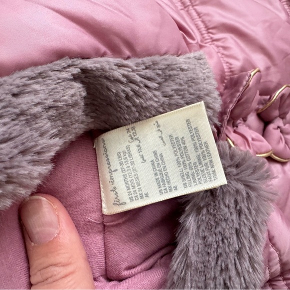 Baby girl bow detail snowsuit - Picture 9 of 10